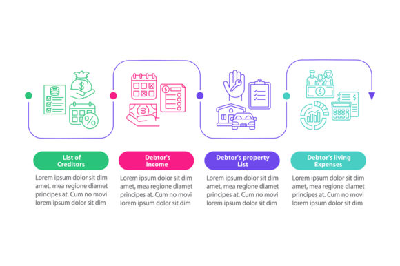 Creditor and Debtor Documentation Graphics for Local Branding