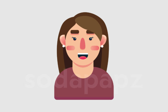 Family Character Icon – Mother 1: Clean Graphics & Versatile Icons