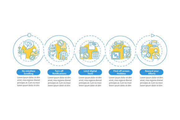 Fighting Screen Addiction Graphic for Modern Branding