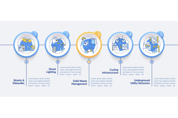 Utility System, Facility Service Graphics for Modern Branding