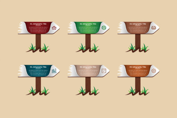 Wood Direction Infographic Graphics for Brand Marketing